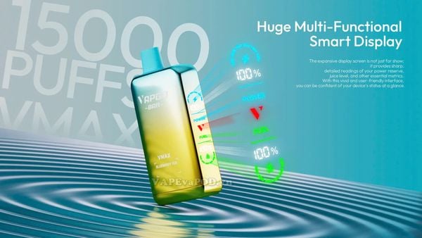 Vapgo Bar VMax Cool Mint - Pod 1 lần 15000 Hơi