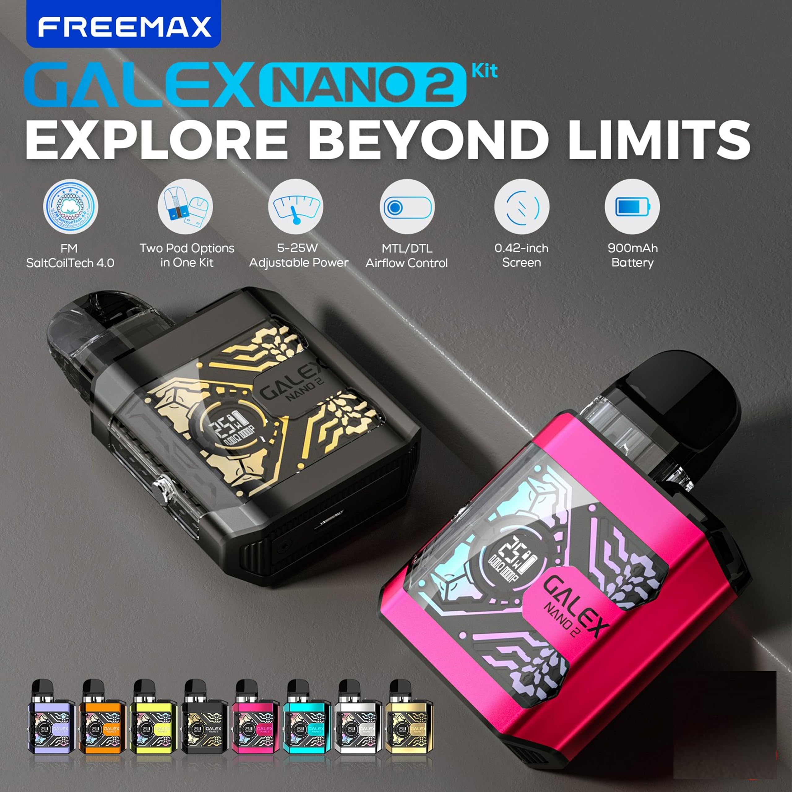 Freemax Galex Nano 2 Pod Kit - Pod System Đa Năng Và Thông Minh