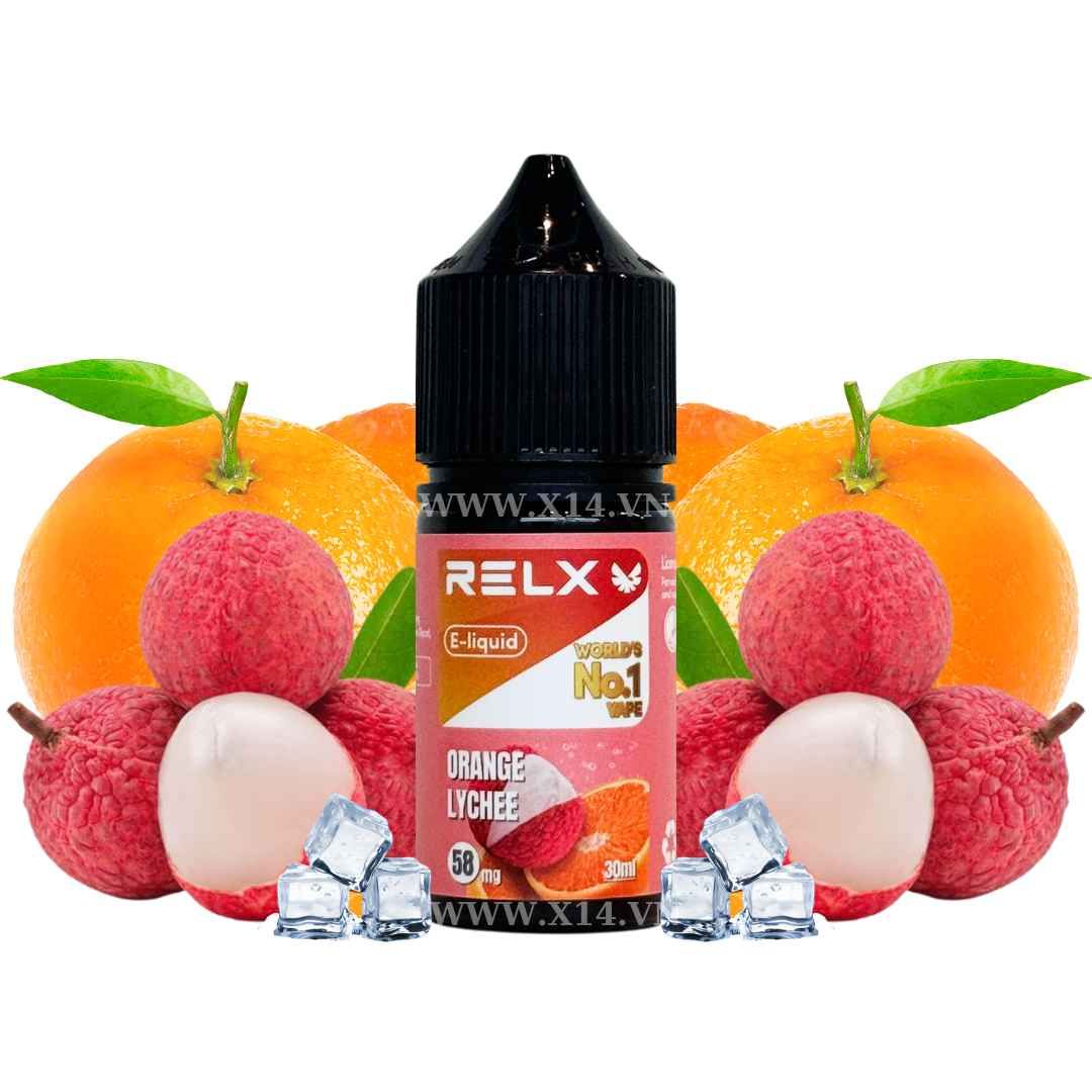 Relx Salt Orange Lychee 30ml - Chính Hãng