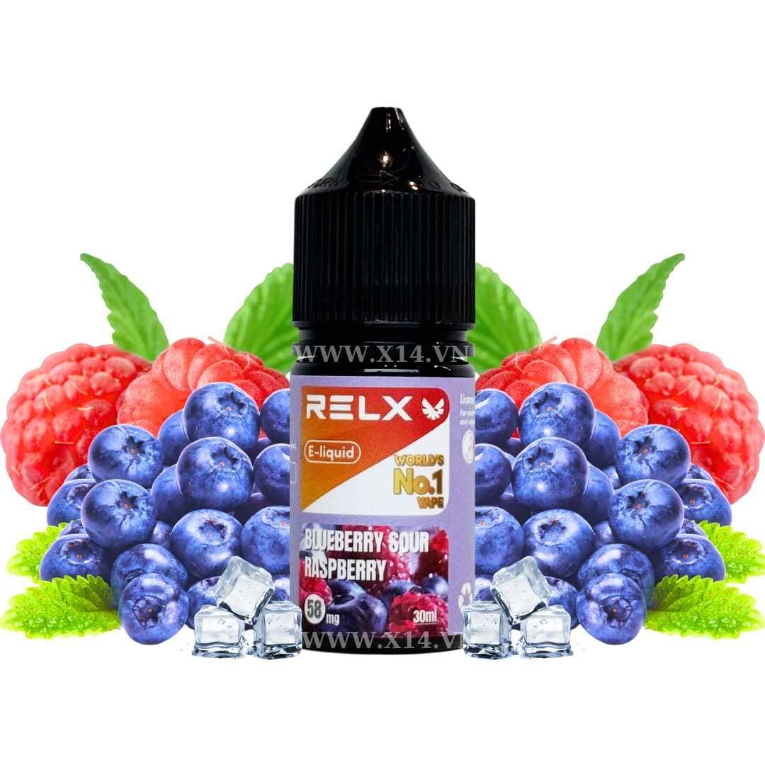 Relx Salt Blueberry Sour Raspberry 30ml - Chính Hãng