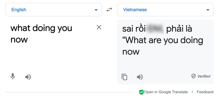 English to vietnamese - Google Translate: nhanh, quen thuộc, tiện khi cần tra gấp