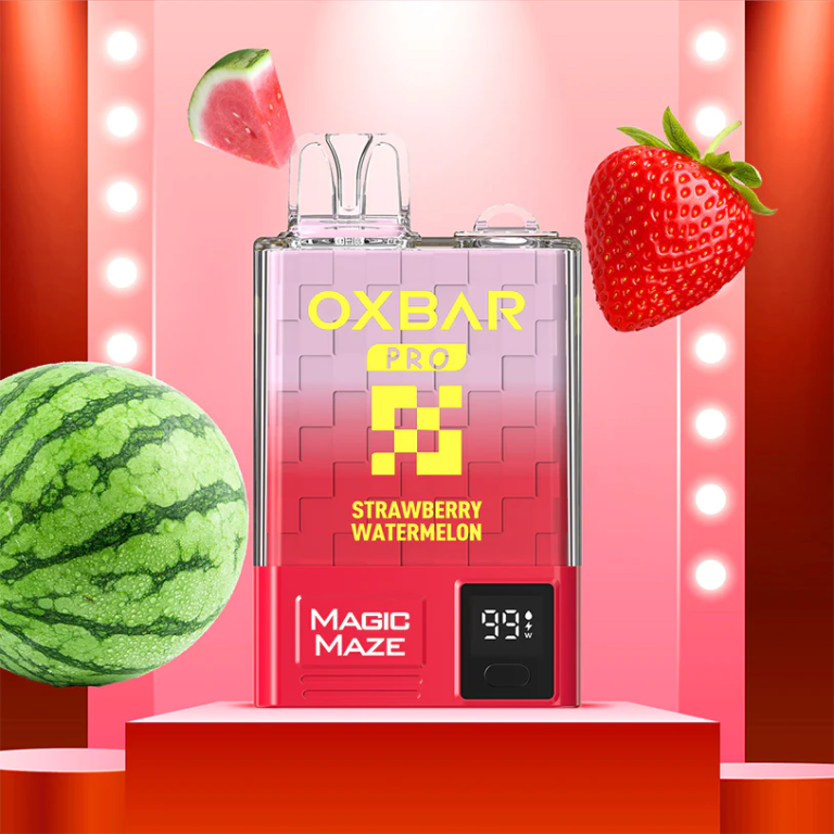 OXBar Magic Maze Pro Strawberry Watermelon 10000 Hơi - Pod 1 Lần Có Sạc