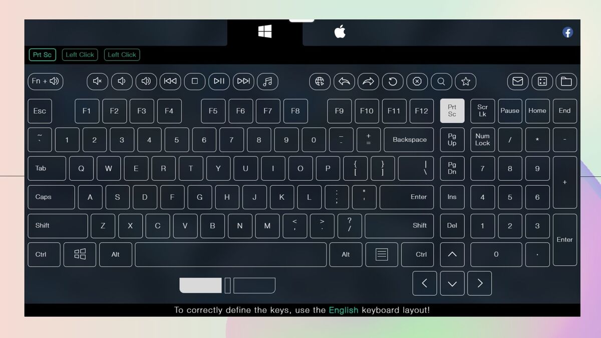 Test keyboard - Kiểm tra tổ hợp phím quan trọng