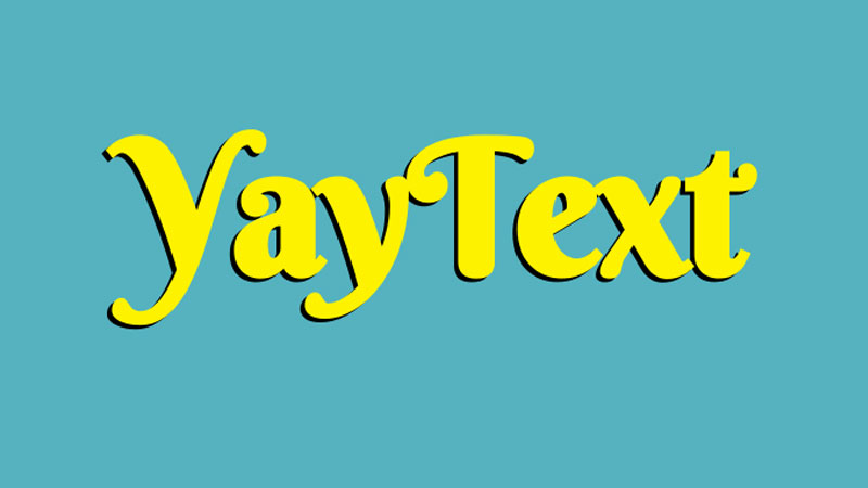 Yaytext - Tạo nhiều kiểu chữ khác nhau